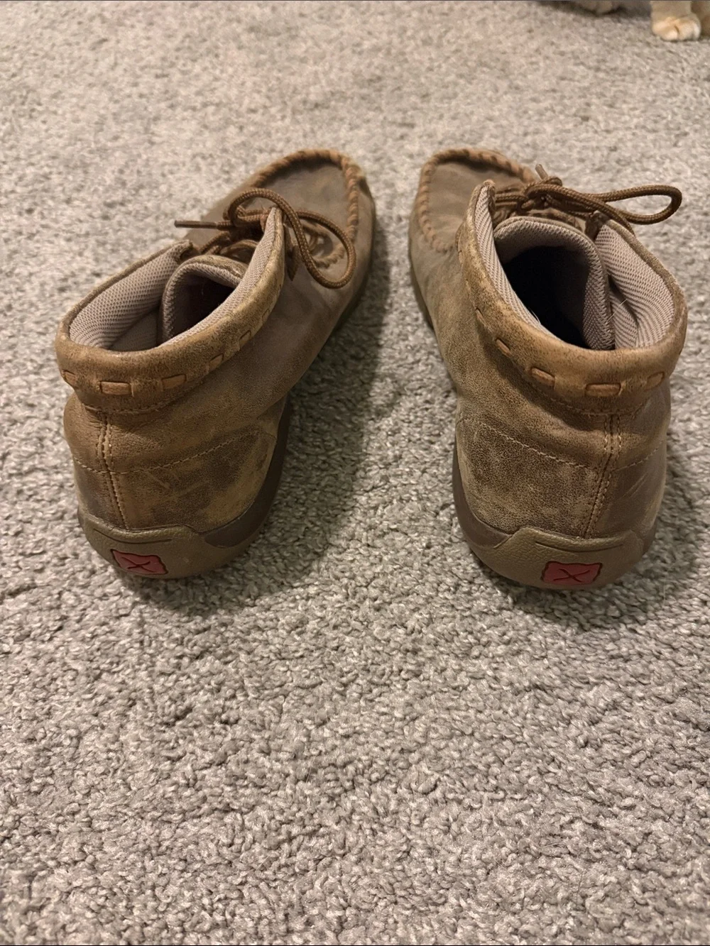 Twisted X Brown Leather Moc Toe Casual Boots